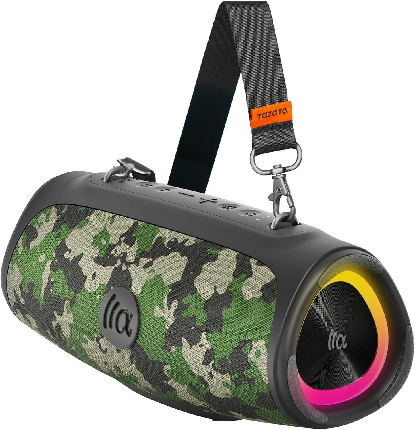 TAZATA Altavoz Bluetooth inalámbrico, altavoces para exteriores Boo...