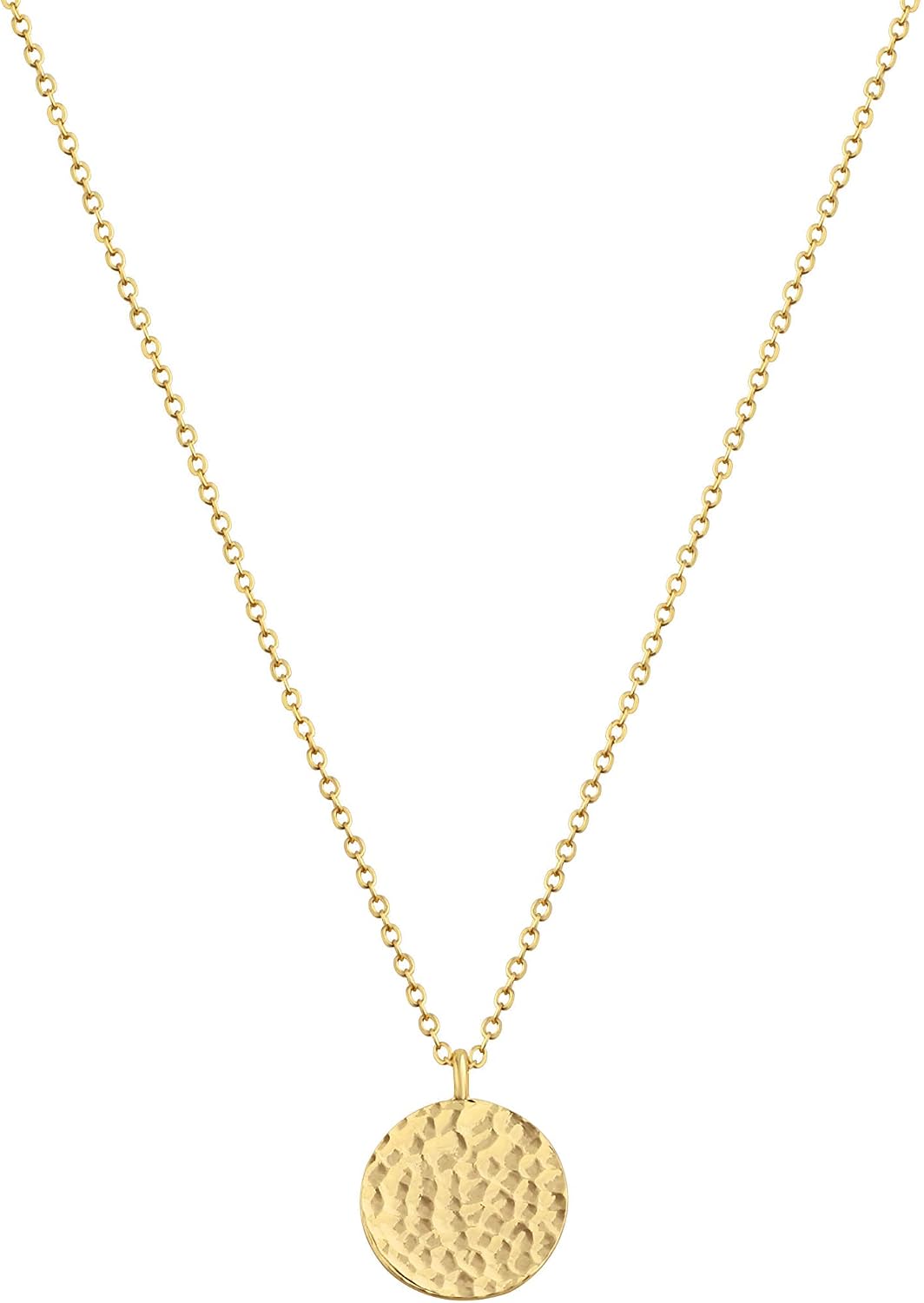 LOYATA Collares con colgante de oro para mujeres - Collar simple co...