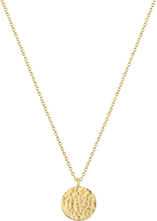 LOYATA Collares con colgante de oro para mujeres - Collar simple co...