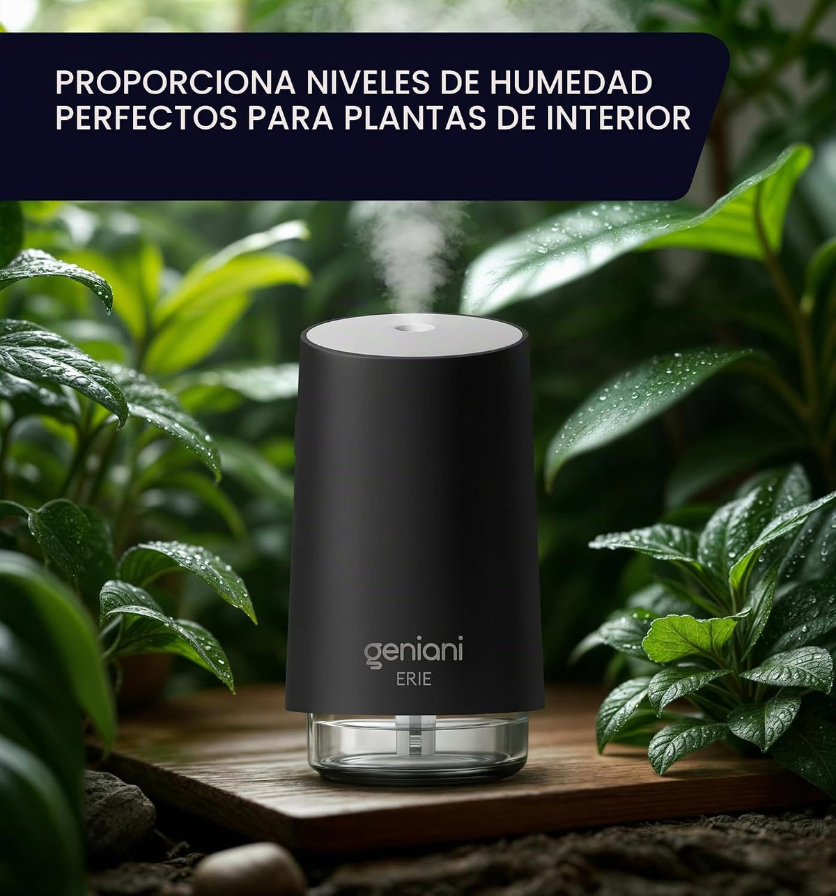 GENIANI Humidificador portátil pequeño de niebla fría, alimentado p...