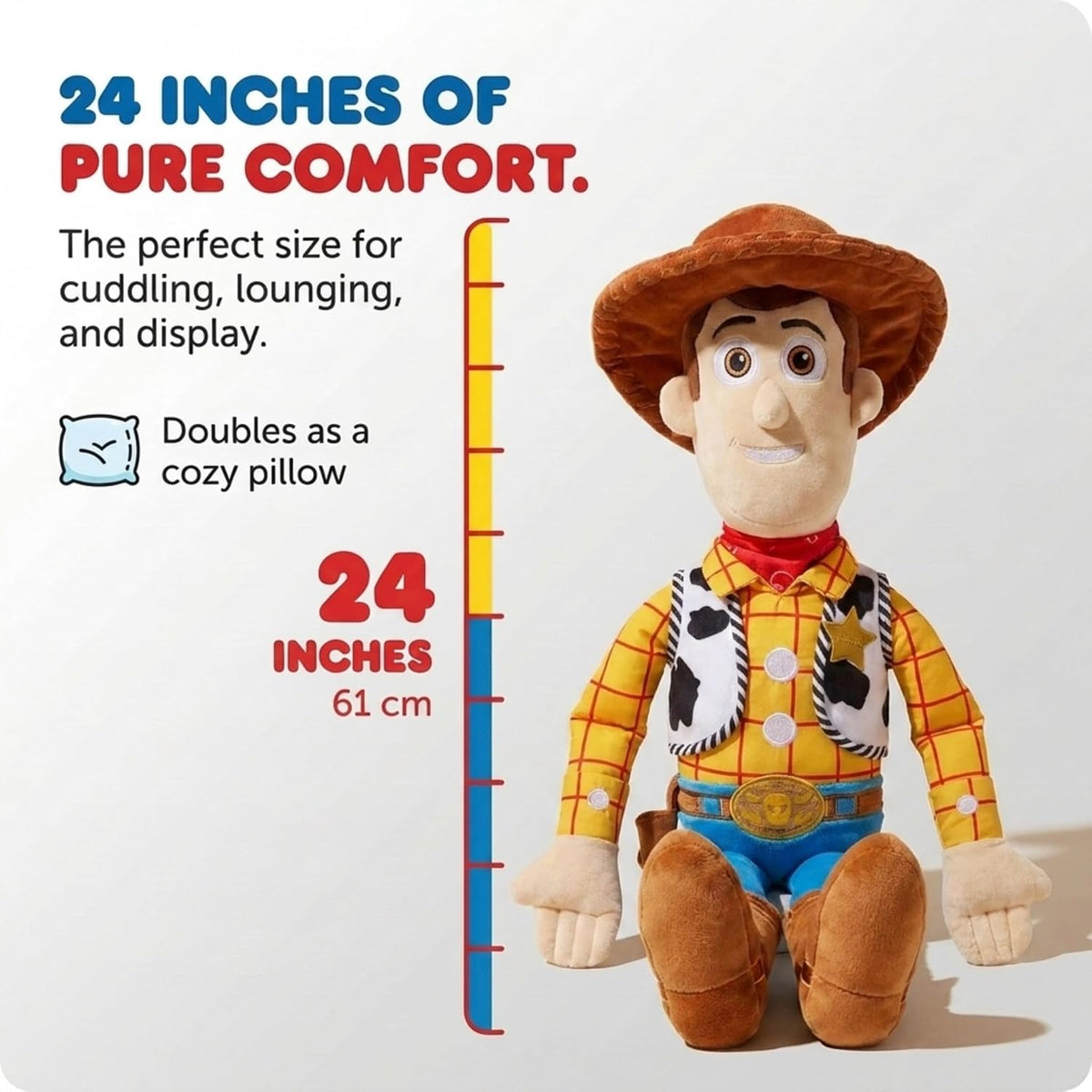 Jay Franco Toy Story - Almohada de felpa grande ultrasuave y acoged...
