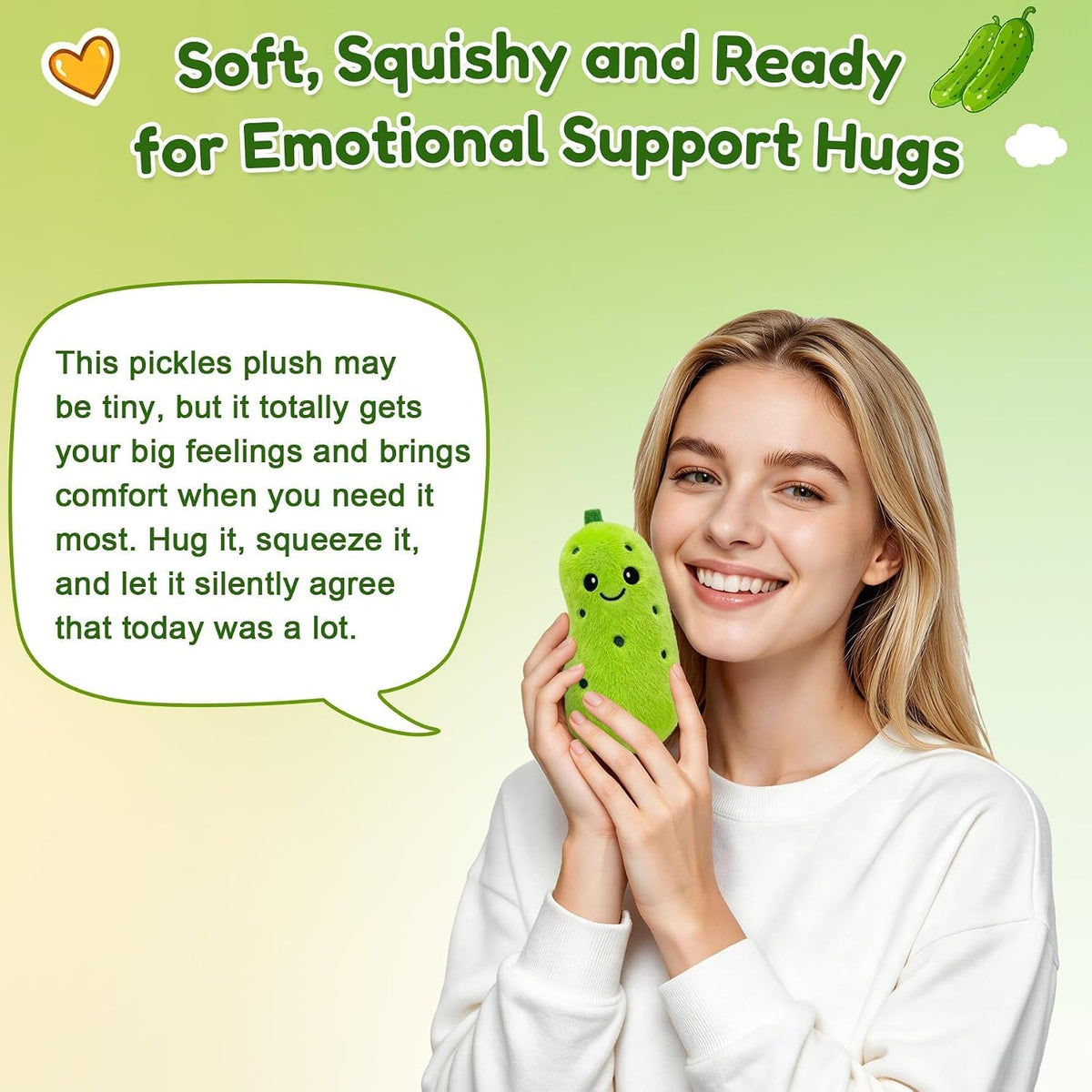 Ausener Weekie Wonders - Dije emocional para bolsa de peluche, anim...