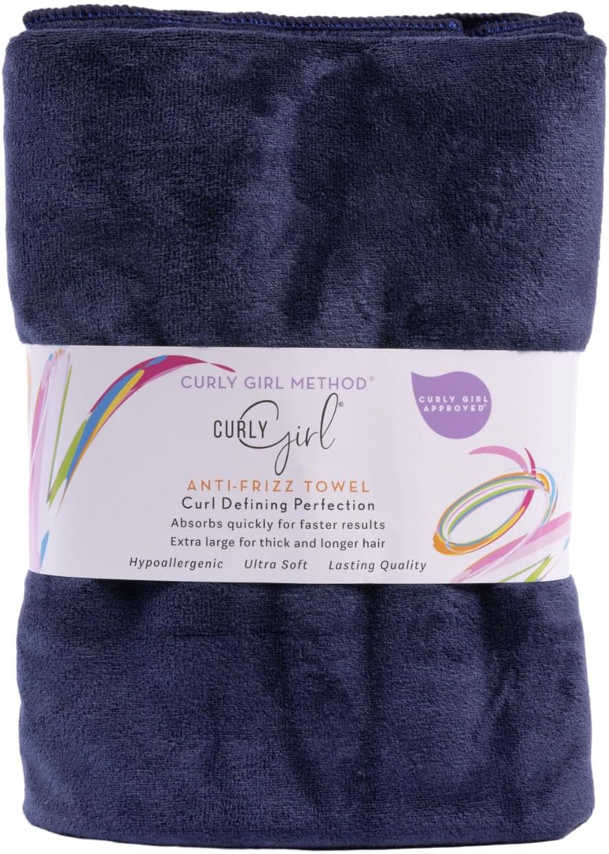 Toalla Curly Girl para mujeres con rizos, antiencrespamiento, absor...