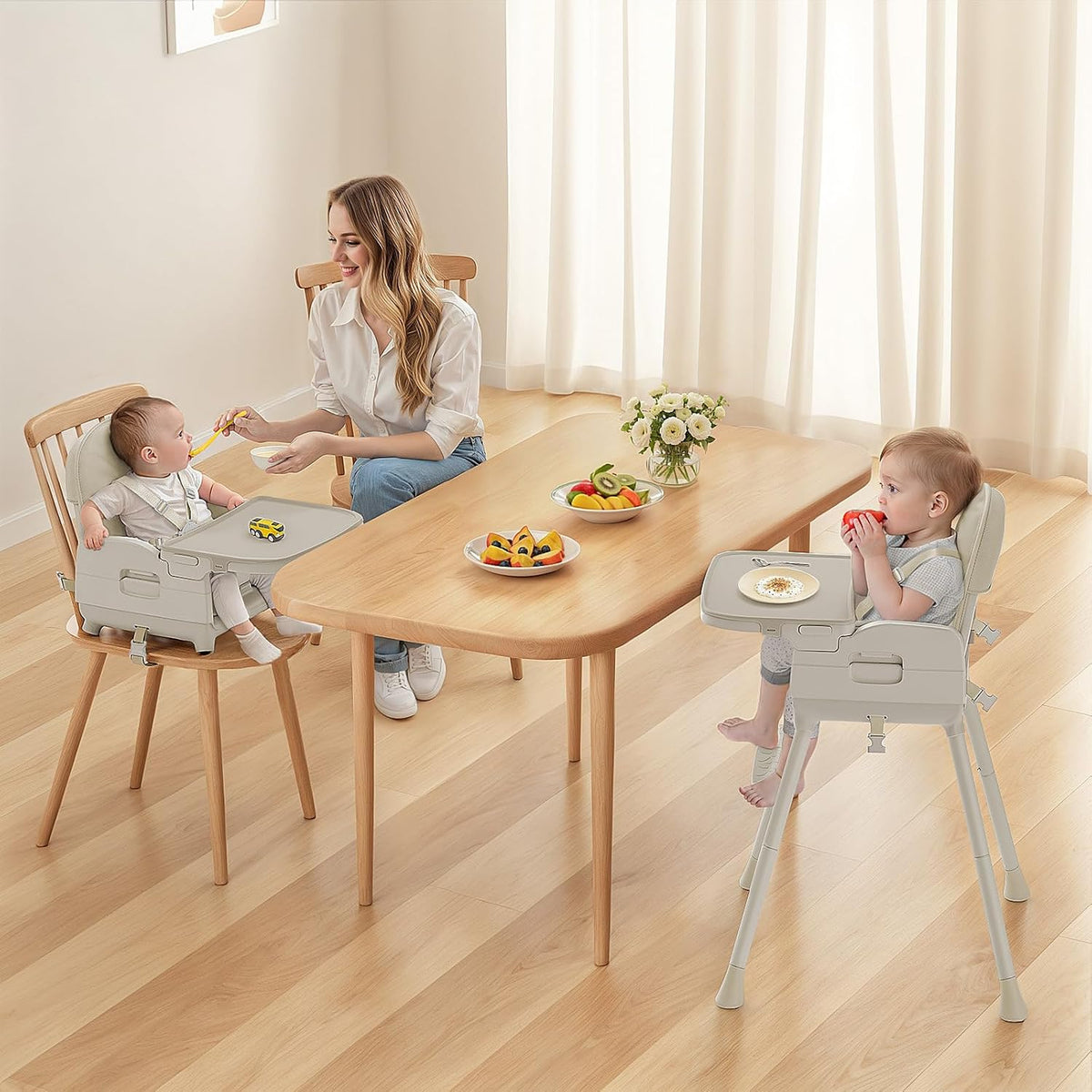 Obee Odee Silla Alta Portátil 3 en 1 para Bebés y Niños Pequeños, S...