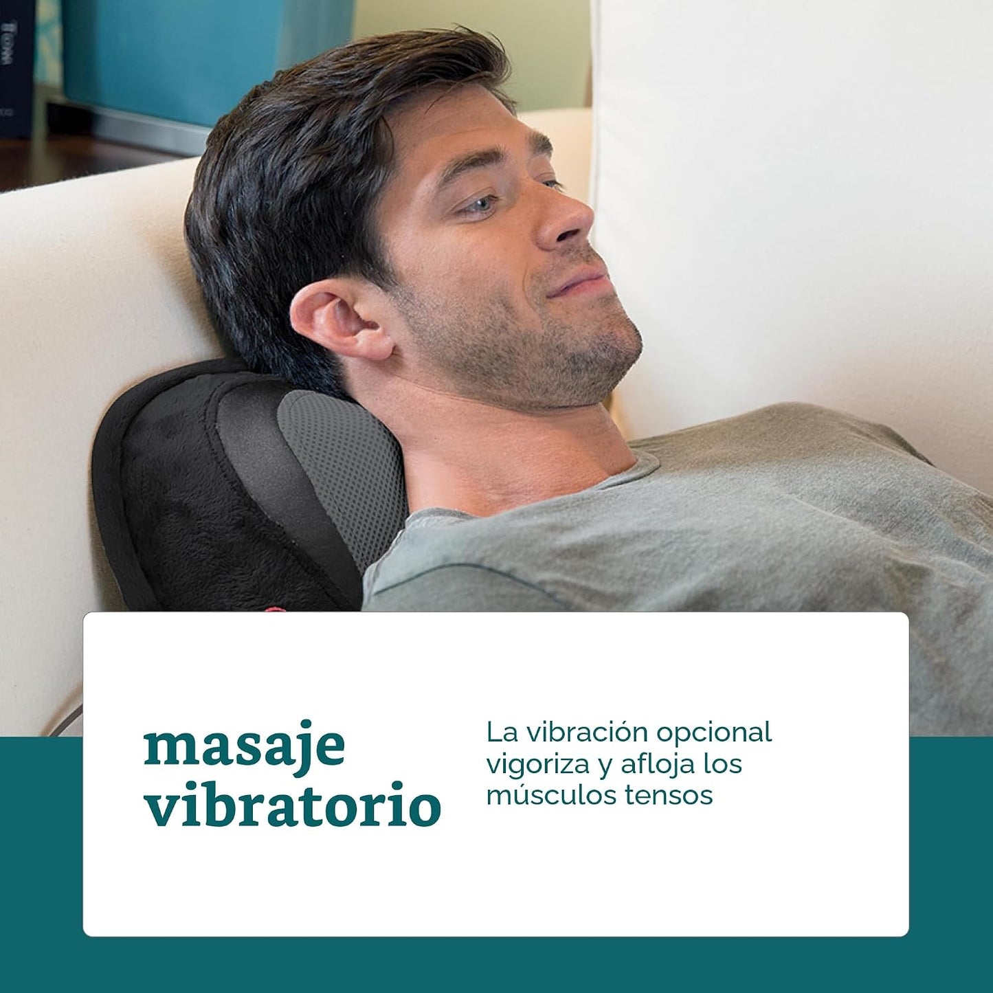 Homedics 3D Shiatsu Masajeador de cuerpo completo con vibración ter...
