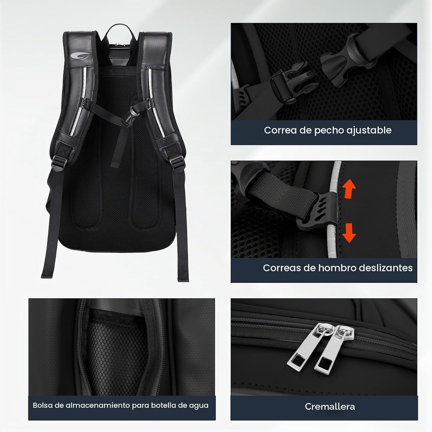 CCGTIOR Bolsa para Raqueta De Tenis Mochila Pickleball Padel con Co...