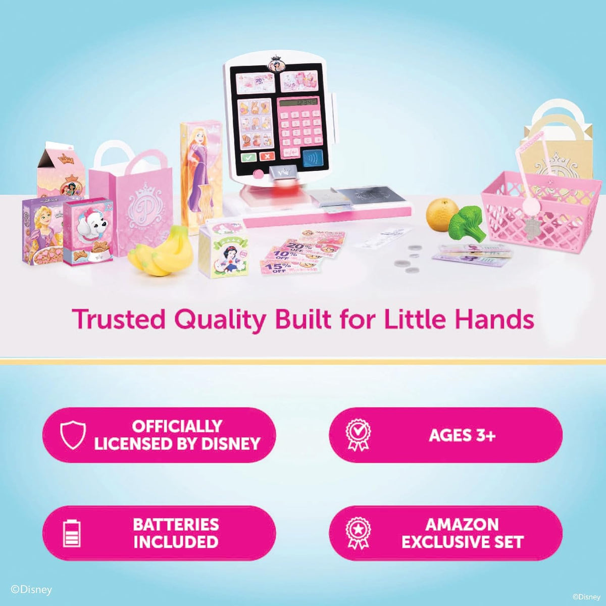 Disney Princess Style Collection - Juego de registro de comestibles...