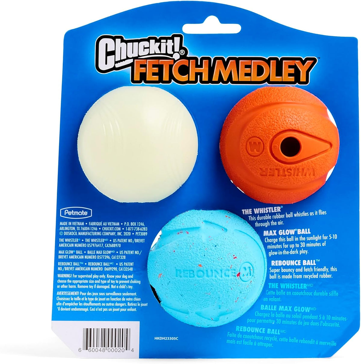 Chuckit - Pelotas para perros Gen 1, juguetes interactivos para per...