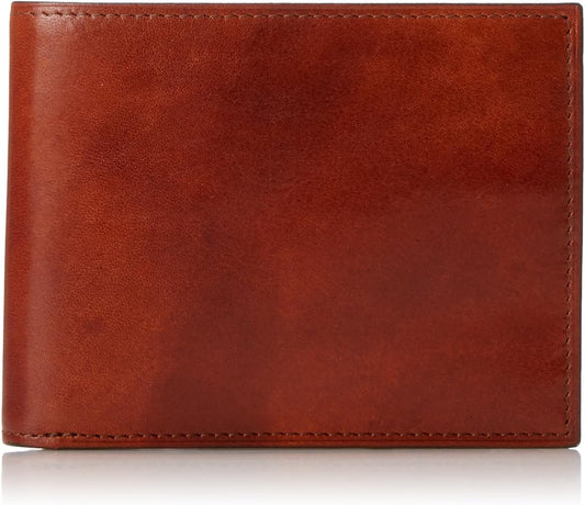 Bosca Cartera de 8 bolsillos para hombre en piel vieja - RFID, Ámbar