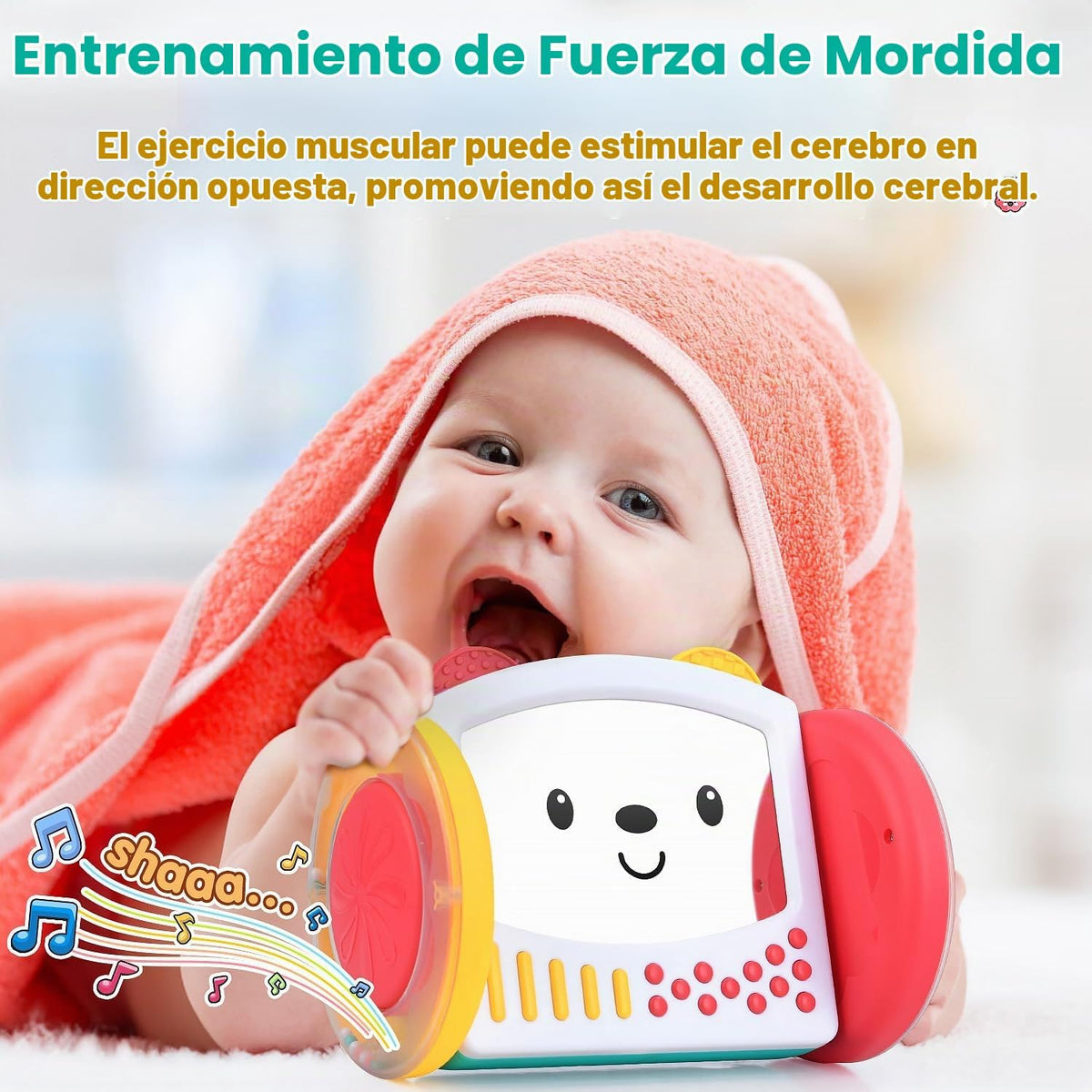 PLAY Juguete de actividad de espejo para el tiempo boca abajo para...