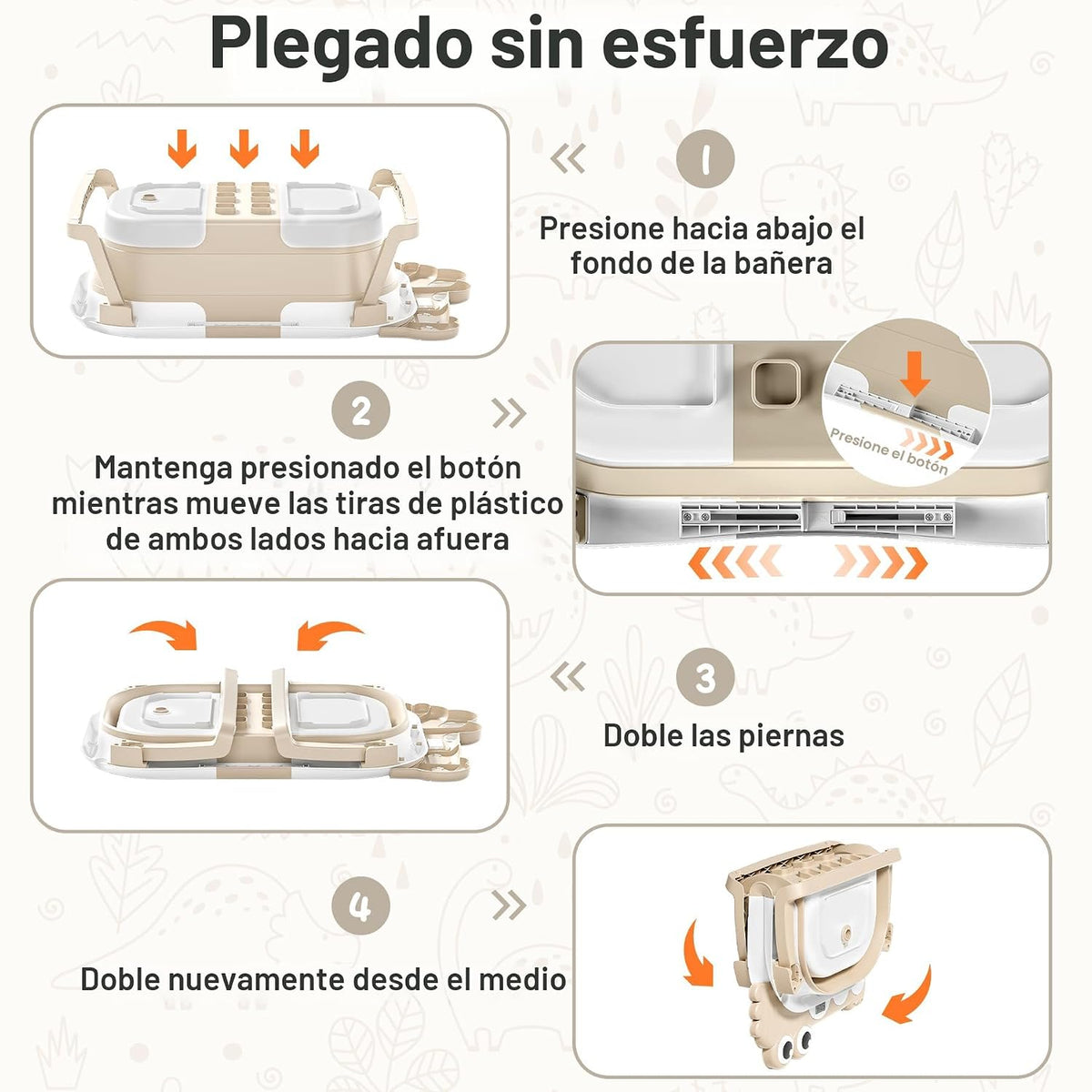 Bañera plegable para bebé recién nacido, bañera plegable para bebé...