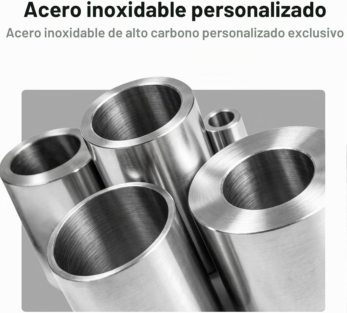 Juego de cuchillos de chef Kuisine, juego de cuchillos de acero ino...