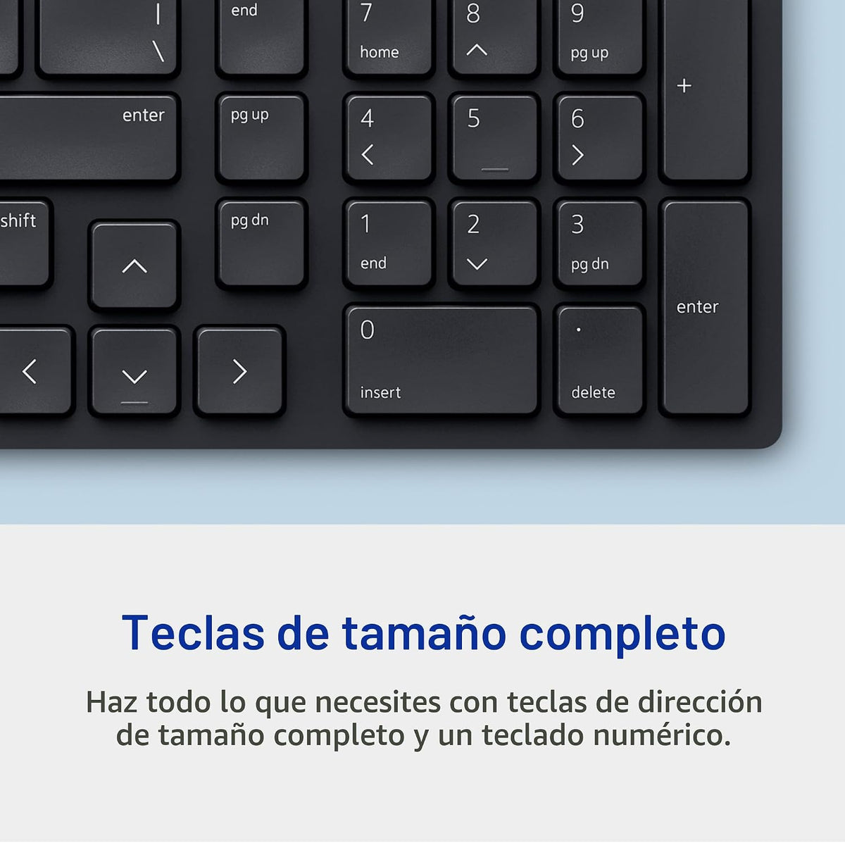 Dell KM555 Teclado y Mouse Silenciosos - 18 Teclas de Acceso Direct...