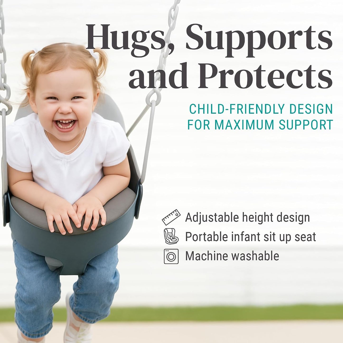 KidCo HuggaPod - Asiento de bebé portátil para asiento de bebé, asi...