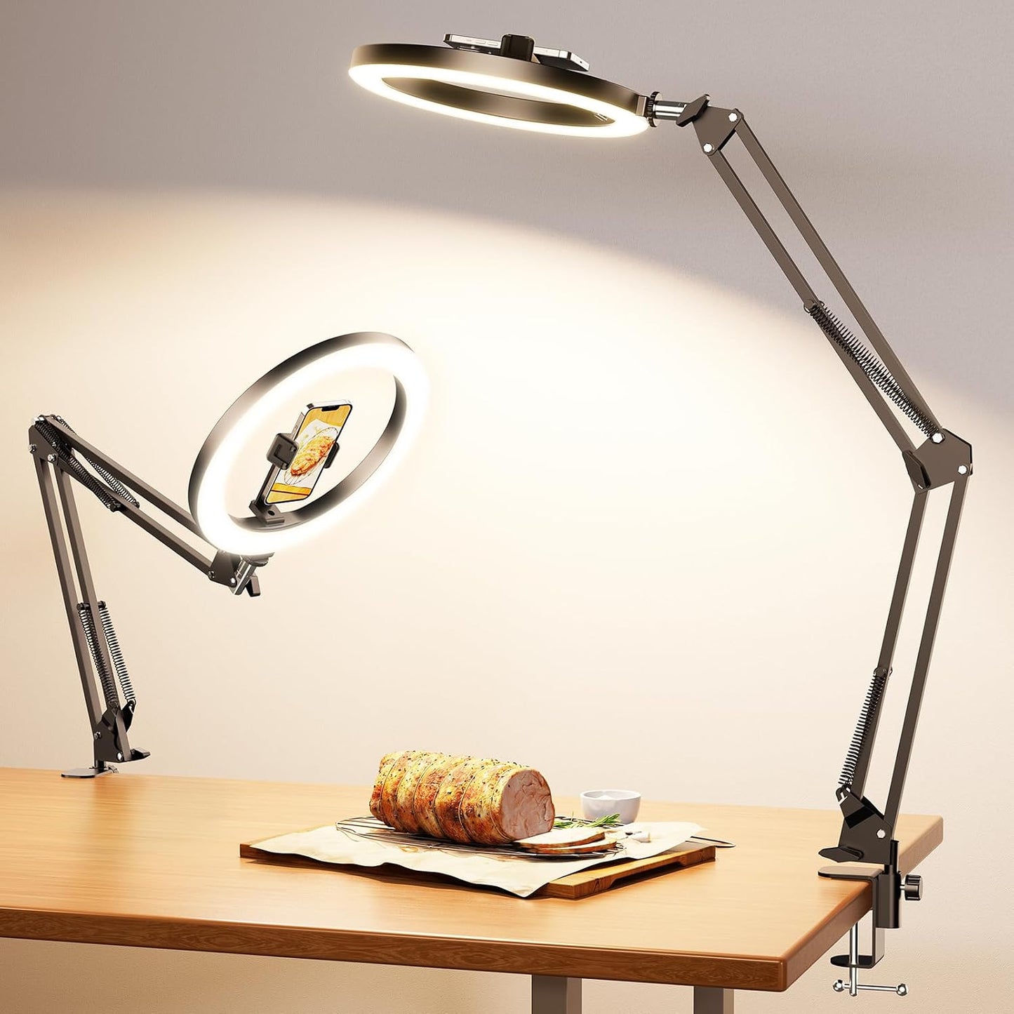 Evershop - Soporte de teléfono para cámara de 10 pulgadas para escr...