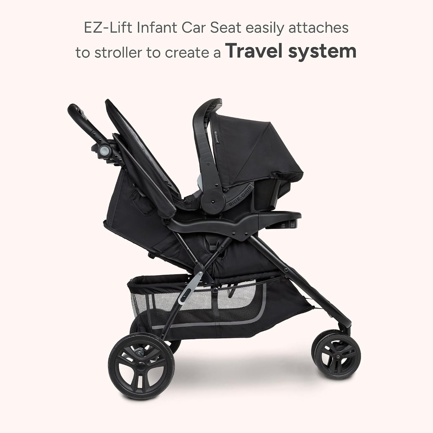 EZ Ride - Sistema de viaje (con asiento infantil EZ-Lift), color ne...