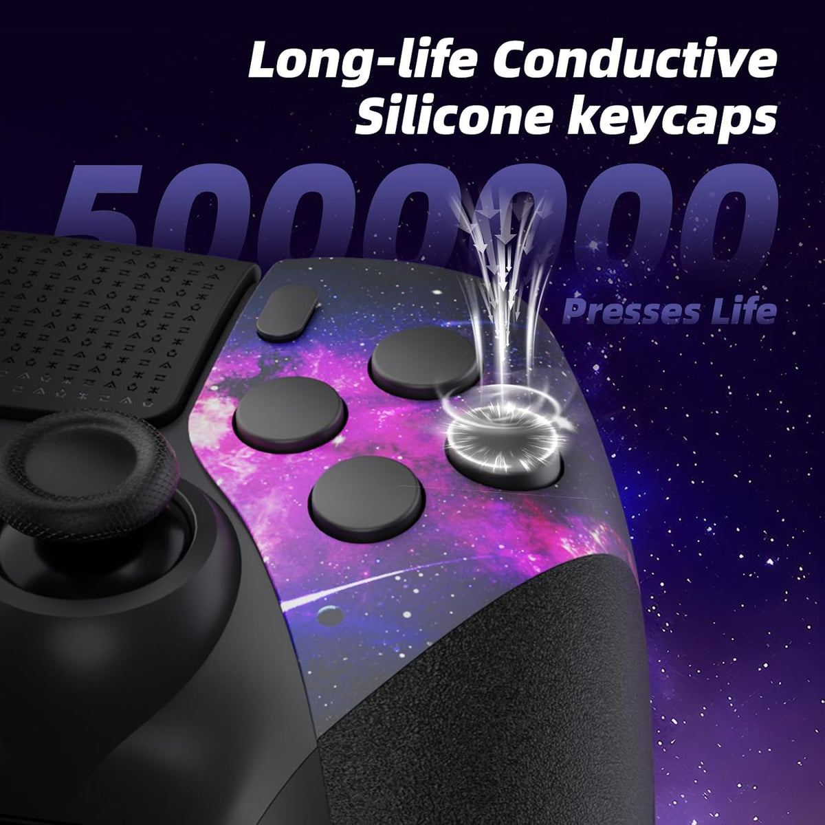 Controlador inalámbrico AceGamer para PS5\/Pro\/Slim\/PC, joysticks...