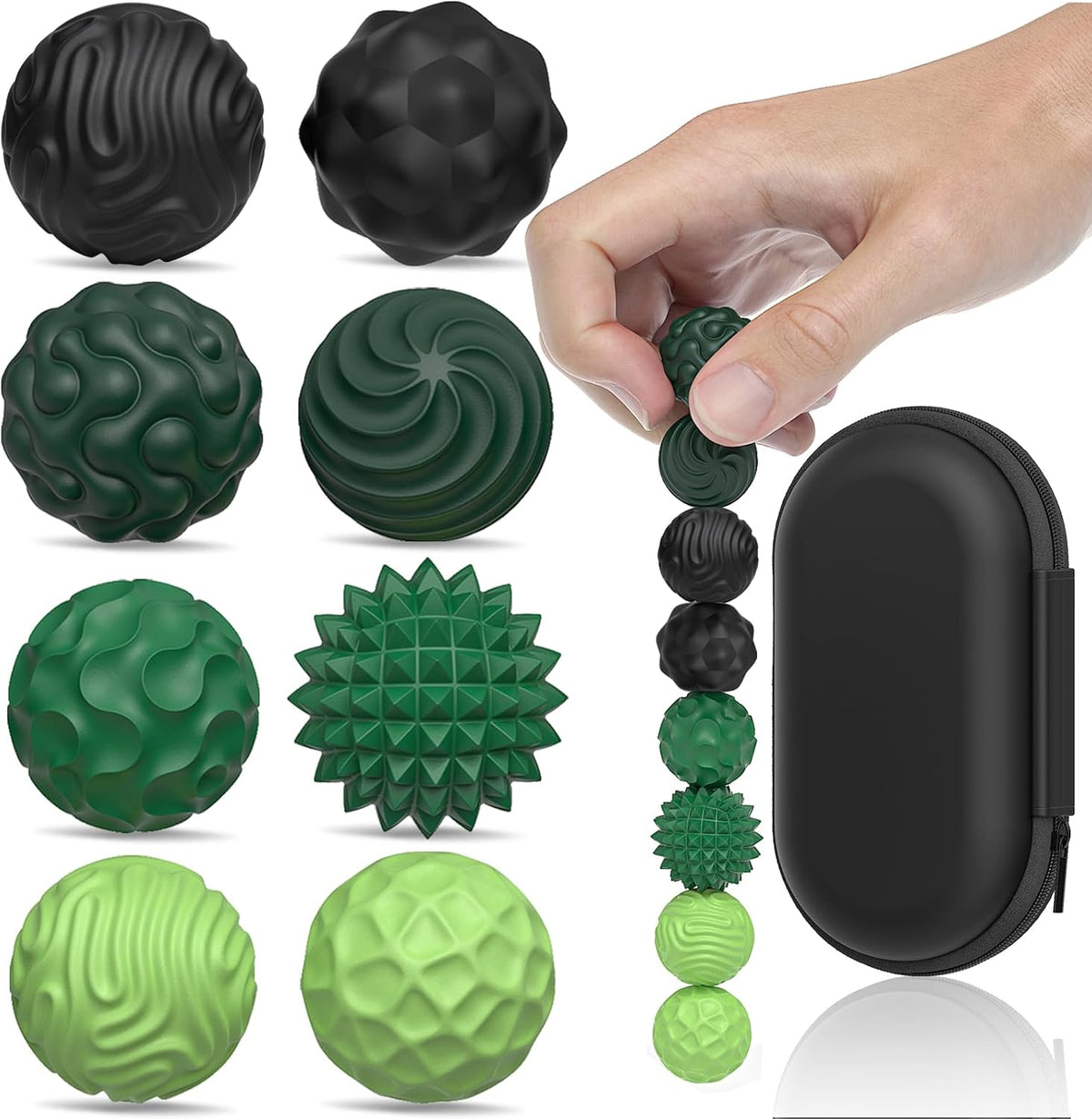 Bolas Magnéticas de Silicona, Juguetes Antiestrés para Adultos y Ad...