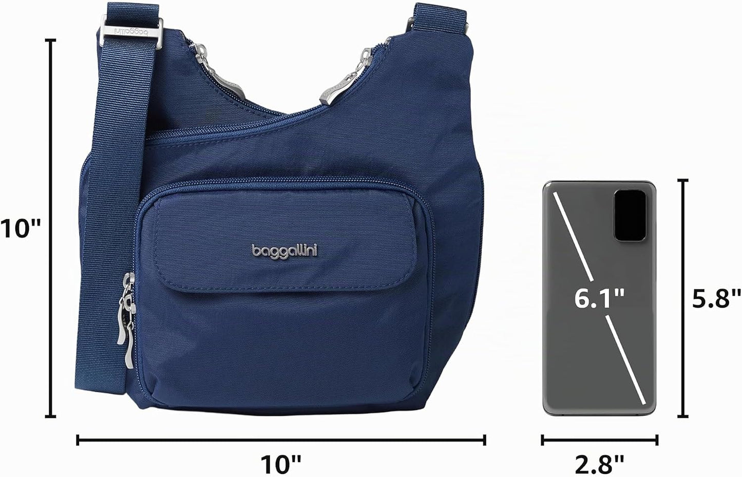 Bolso cruzado Baggallini para mujer