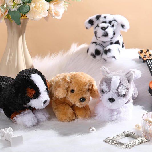 Suilung - 4 unidades de 8 pulgadas para perros de peluche, estilo e...