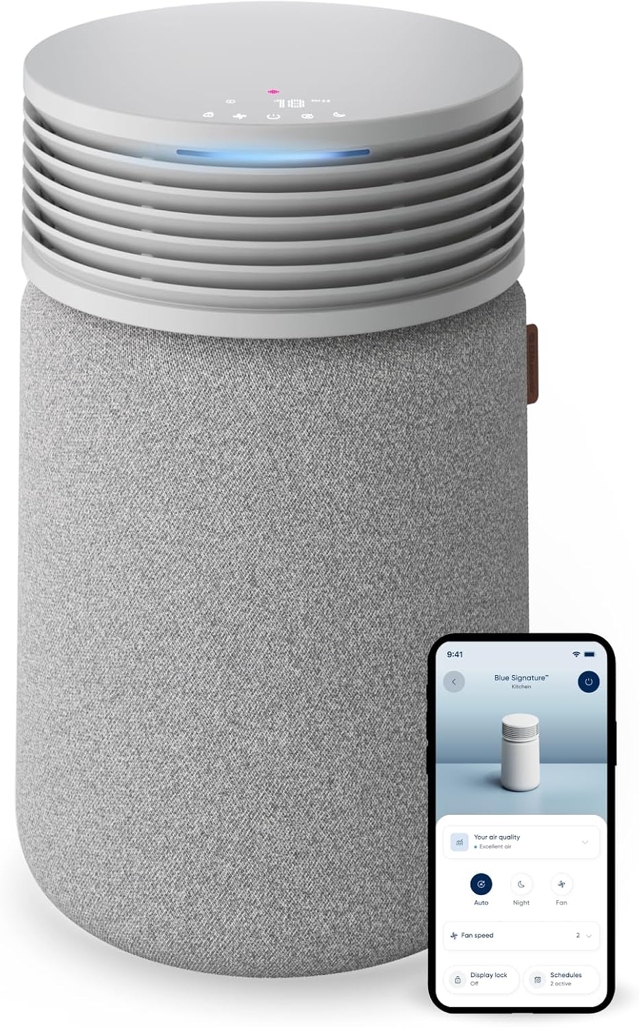 BLUEAIR Blue Signature SP3i - Purificador de aire para habitaciones...