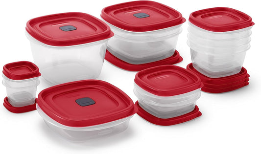 Rubbermaid Juego de recipientes de almacenamiento de alimentos surt...