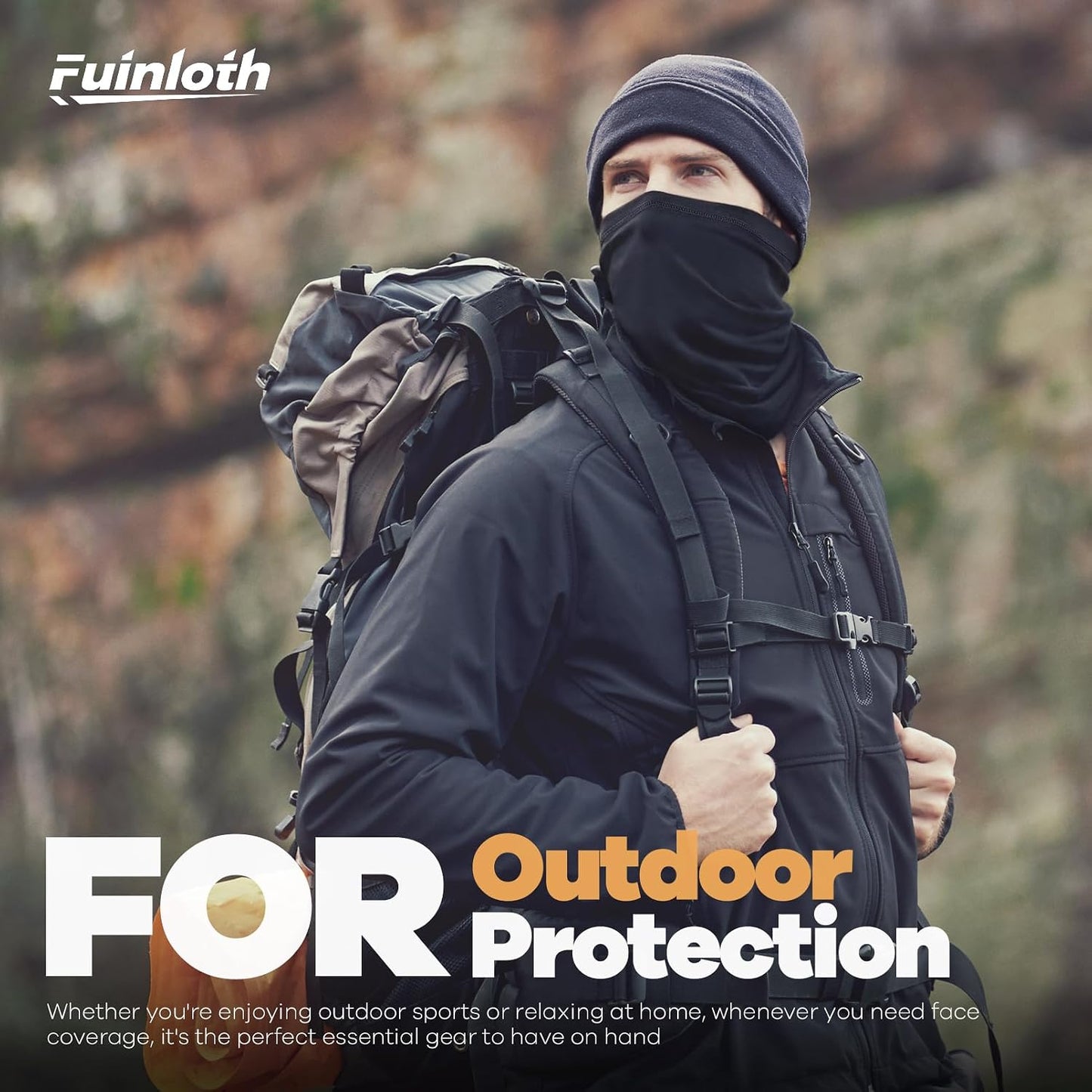 Fuinloth Polaina para el cuello, paquete de 6 unidades de máscara f...