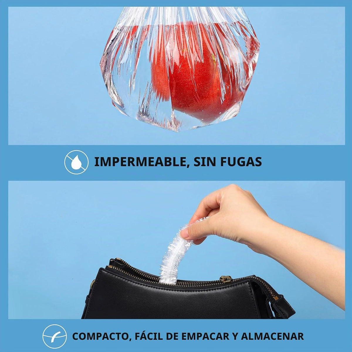 LEOBRO Gorro de ducha desechable grande, 100 PCS Gorro de ducha, go...