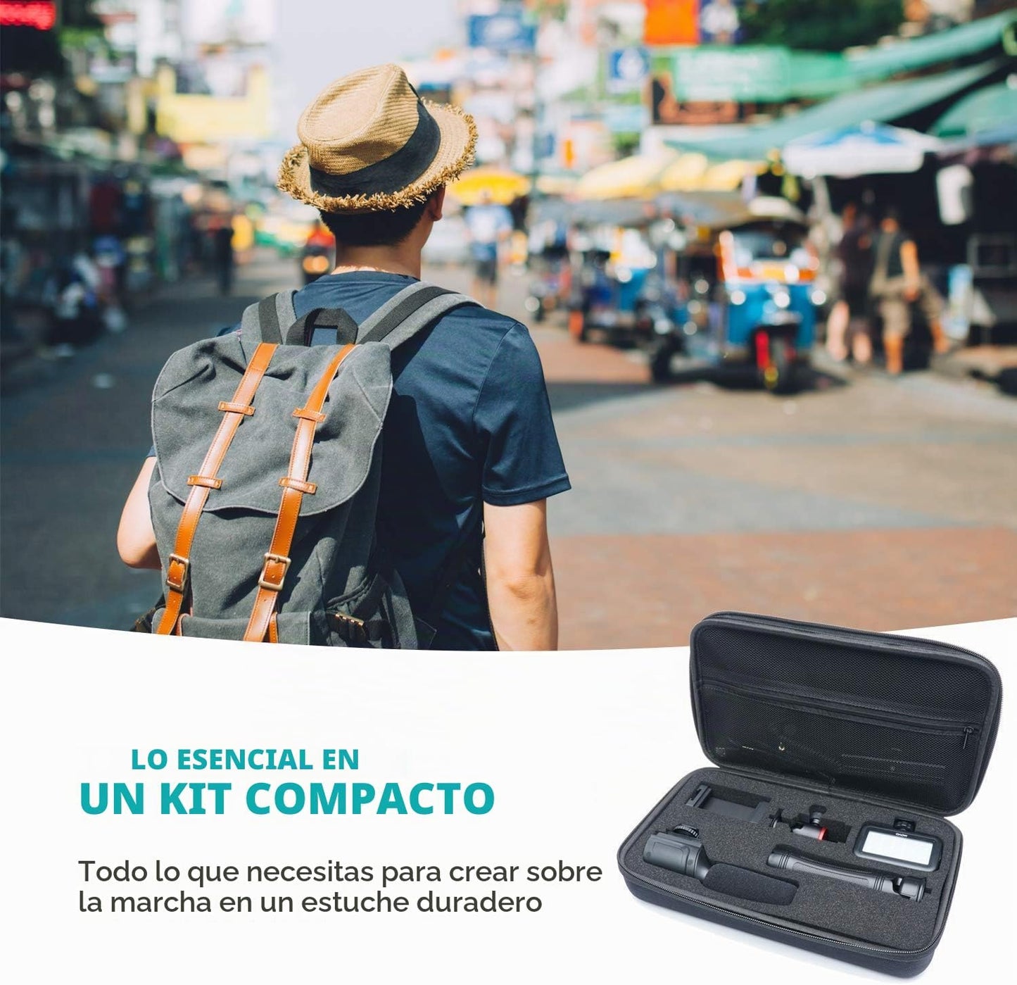 Kit de vlogging Movo iVlogger para iPhone - Compatible con Lightnin...