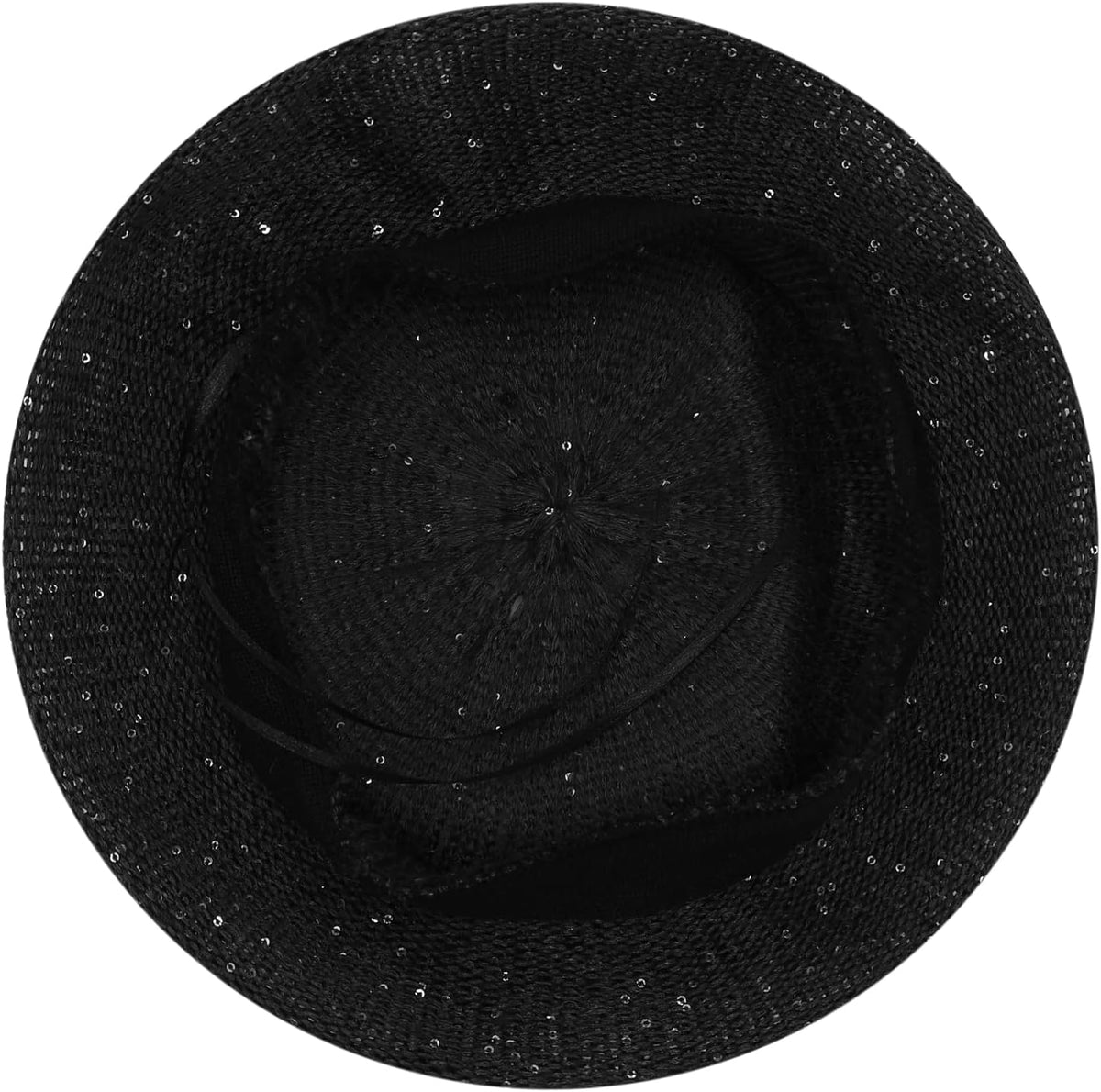 MOSSTYUS Boina ligera de encaje para mujer, diseño floral, transpir...