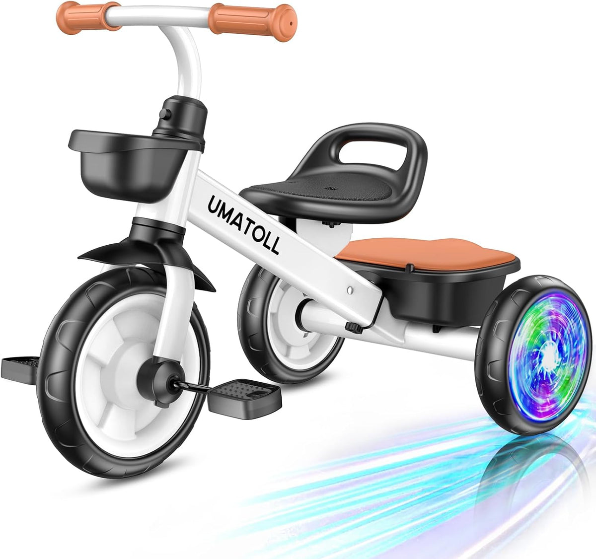Umatoll Triciclo para niños pequeños de 2 a 5 años, bicicleta ajust...