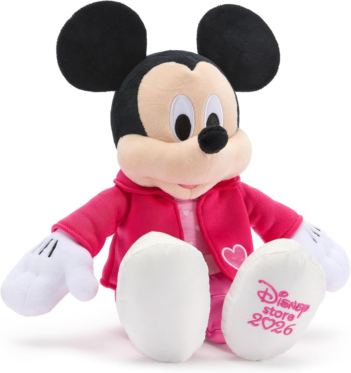 Disney Store Peluche oficial de Mickey Mouse en traje de ocio retro...