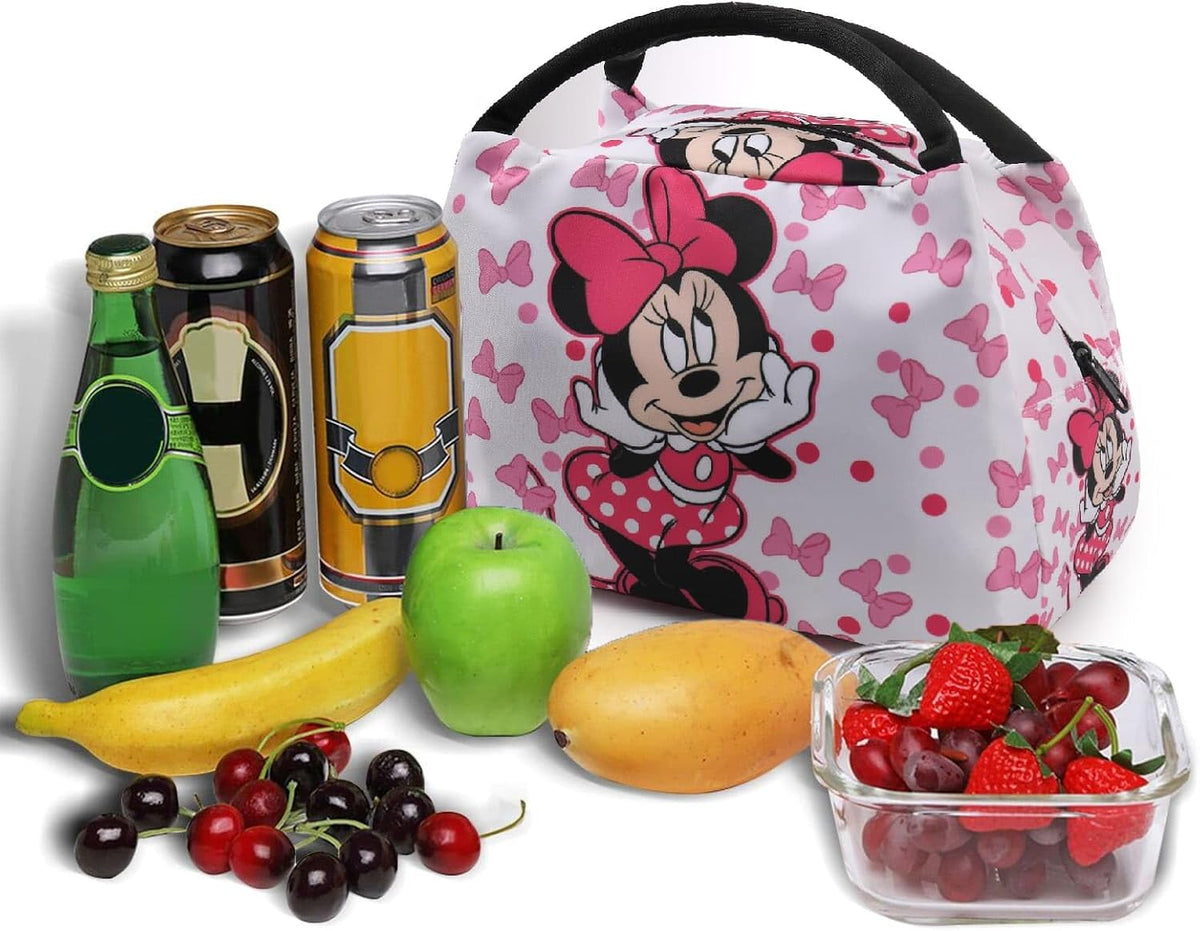 Bolsa de almuerzo de anime para mujer, hielera aislada, bonita lonc...