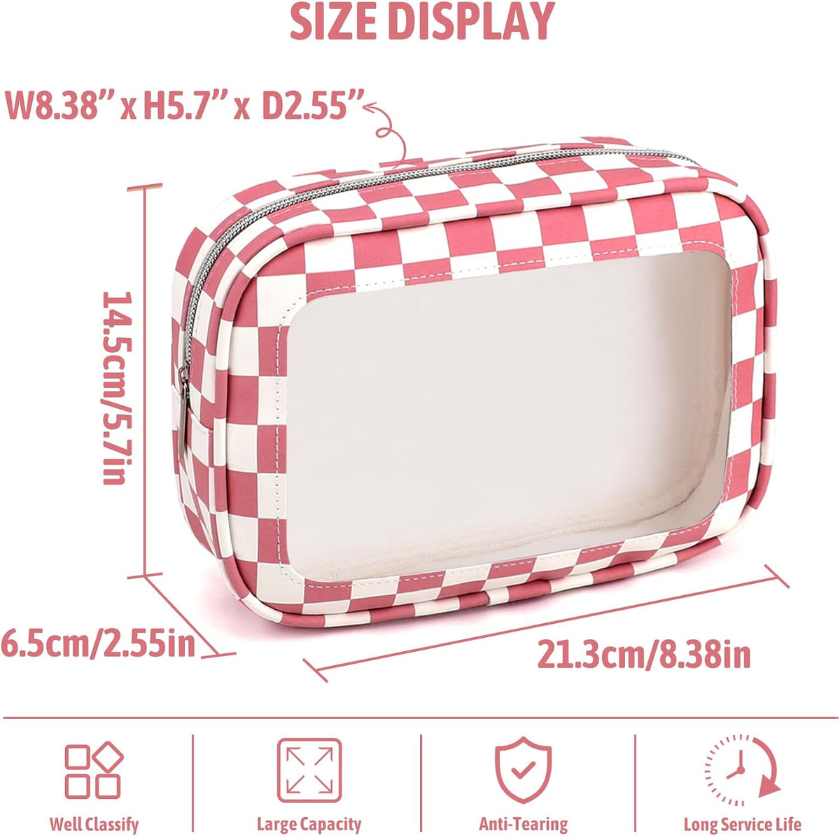 Bolsas para pañales, Rojo rosa, 3 piezas, Práctico:
