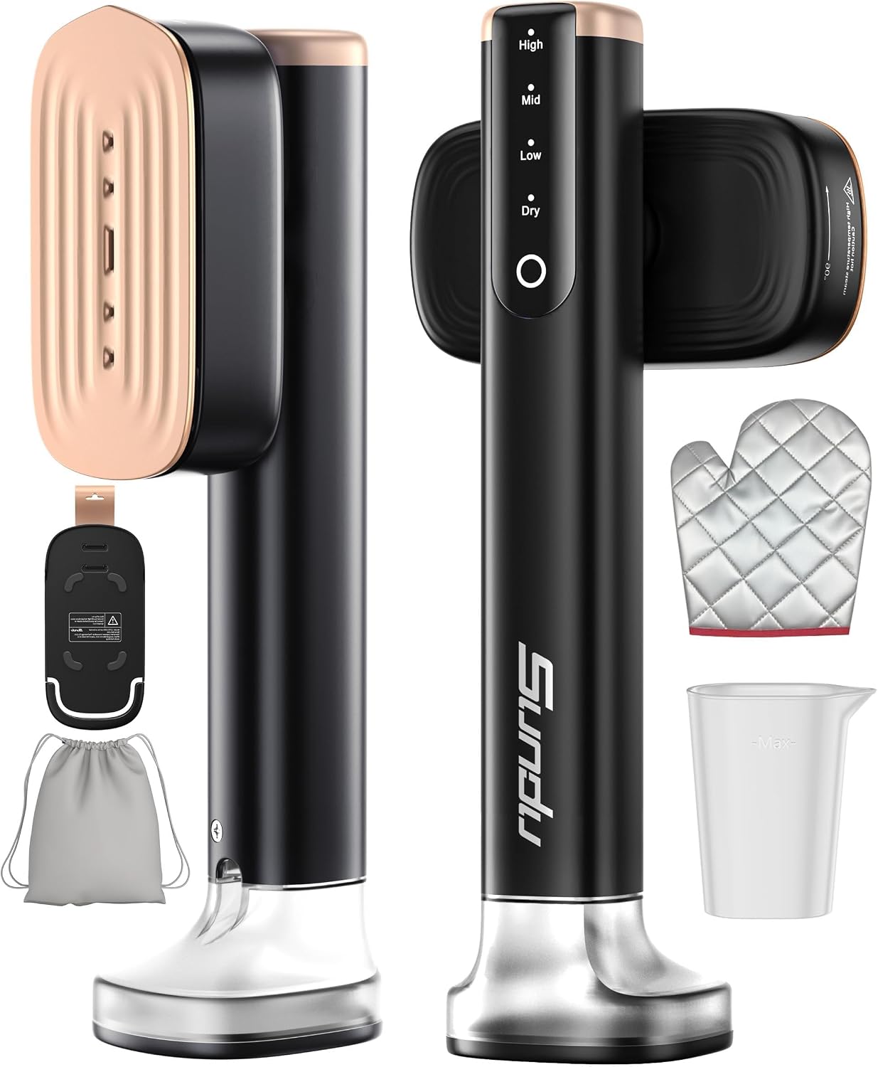 Sundu - Vaporizador de viaje para ropa, 1.23 oz\/min de vapor para...