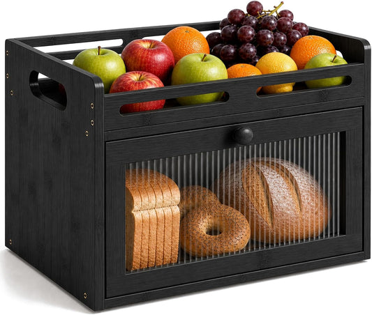 Coiesol Panera para encimera de cocina, contenedor de almacenamient...