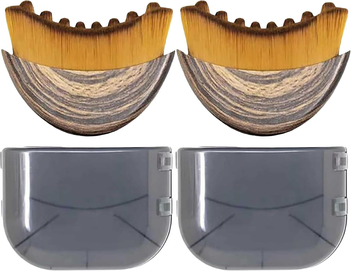Cepillo linfático de contorno facial, masajeador de drenaje linfáti...