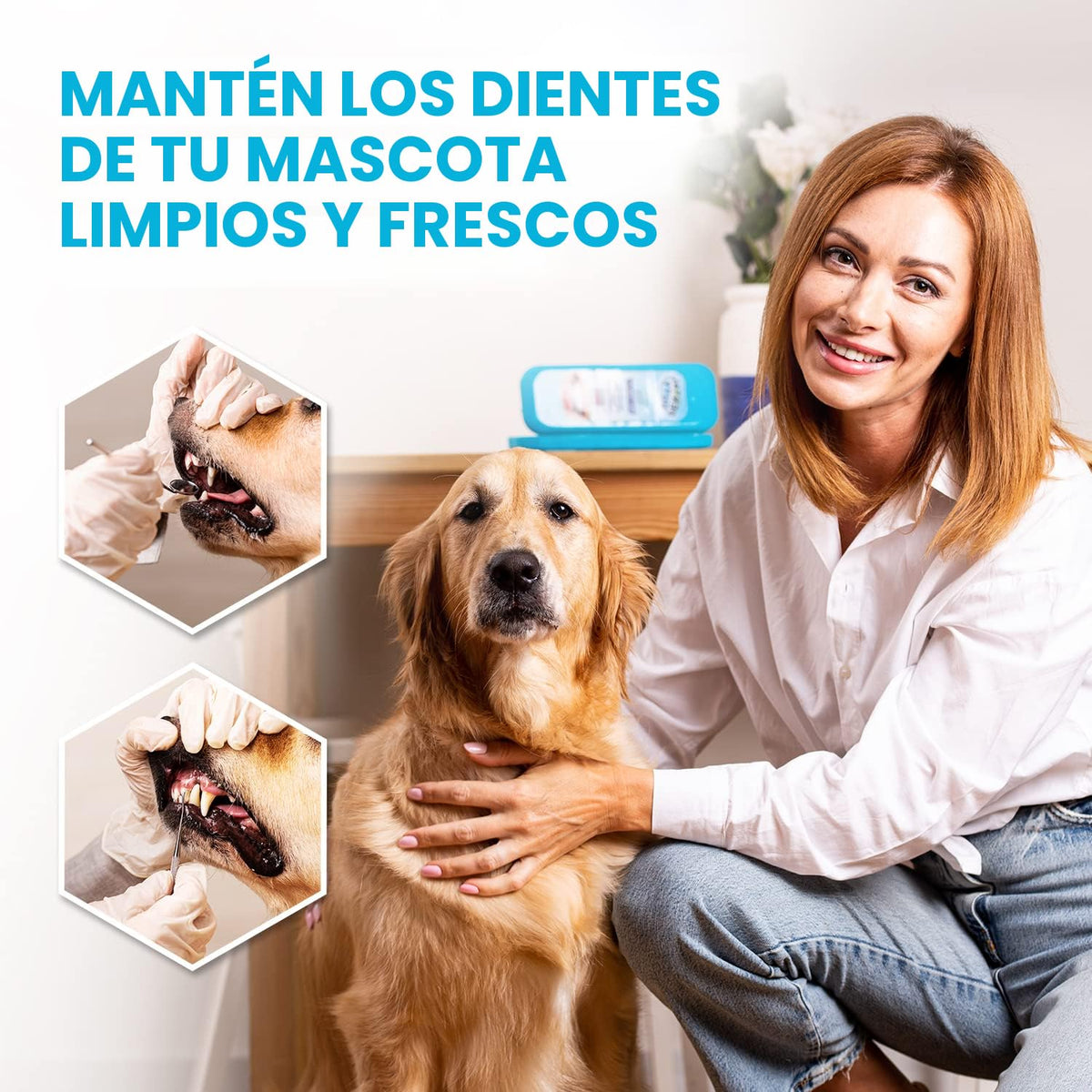 Kit de higiene dental: set de remoción de placa y sarro - raspador...