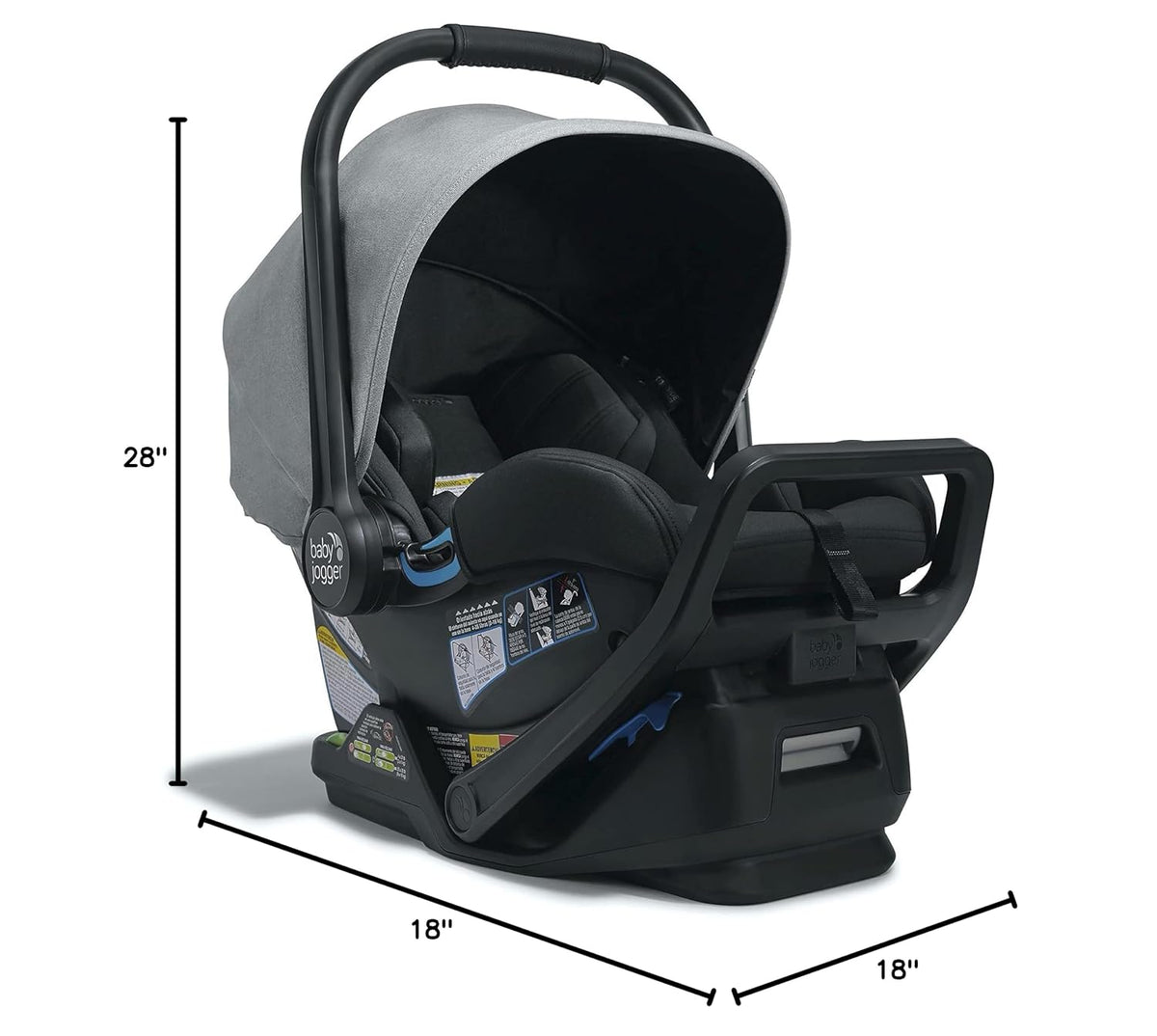 Baby Jogger City Go 2 - Asiento de automóvil para bebé, asiento de...
