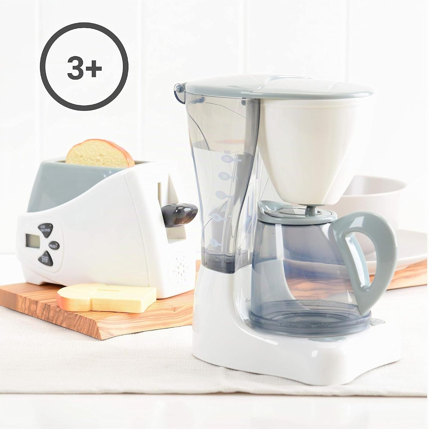 Constructive Playthings Cafetera de Juguete y Tostadora de Juego co...