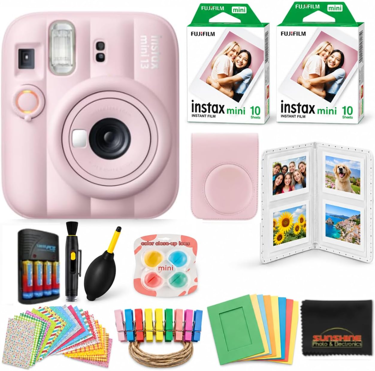 Paquete de cámara de película instantánea FUJIFILM instax Mini 13 (...