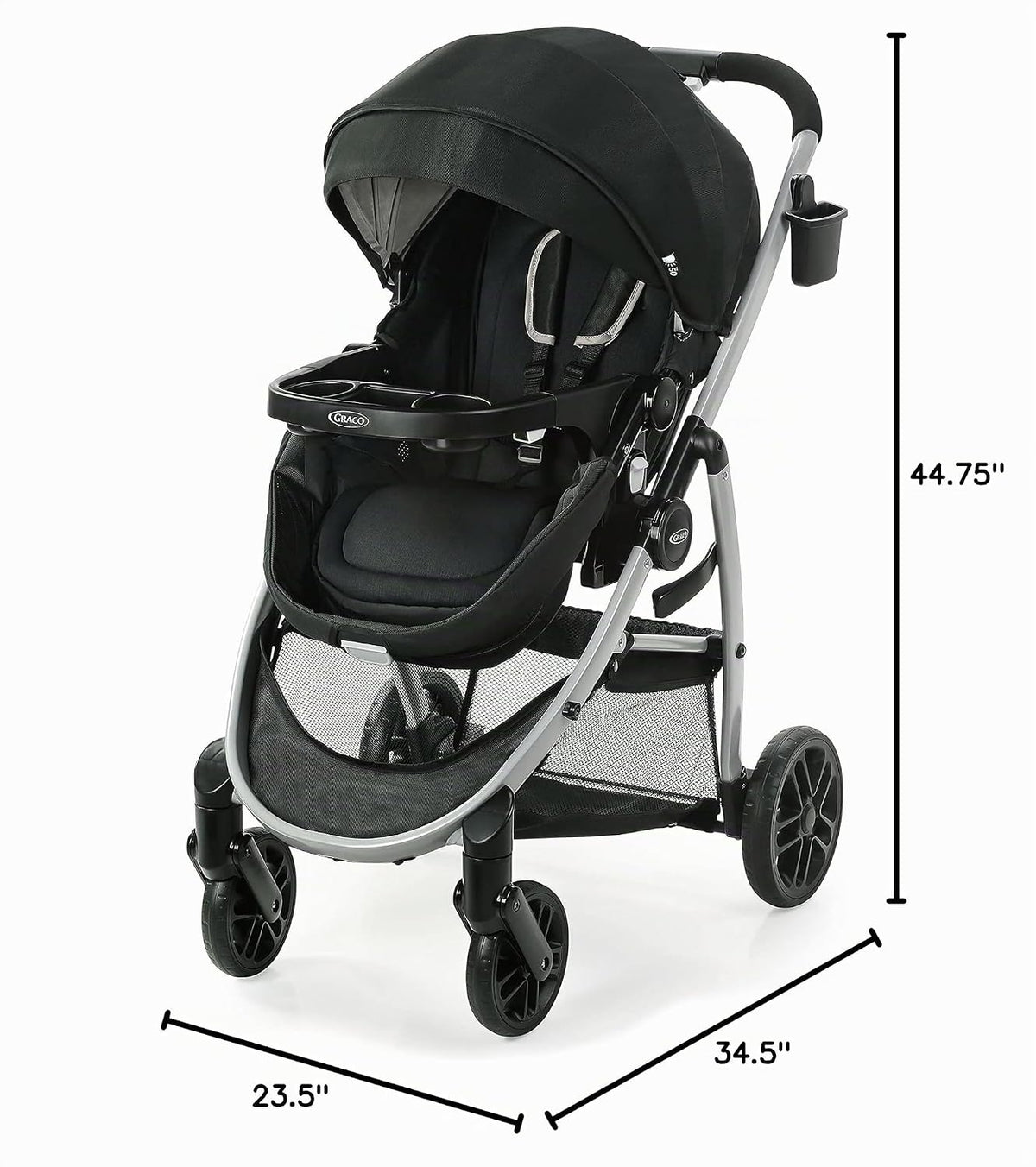 Graco Modes Pramette Cochecito de bebé convertible en moisés autént...