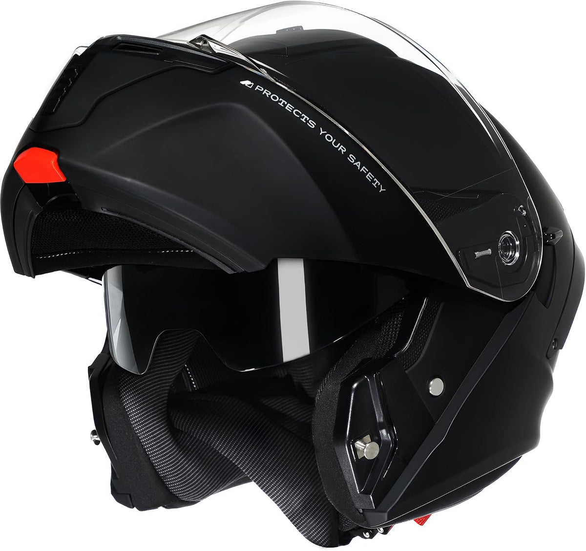 CYRIL Casco modular de motocicleta aprobado por DOT, cara completa...