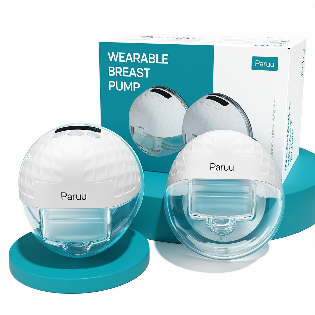 Paruu Extractor de leche manos libres P10 portátil, succión fuerte...