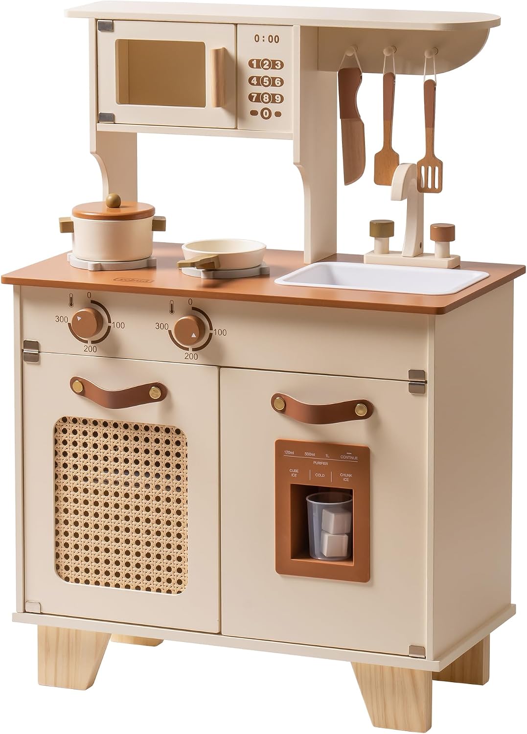 ROBOTIME Cocina de Juego con Dispensador de Hielo Simulado para Niñ...