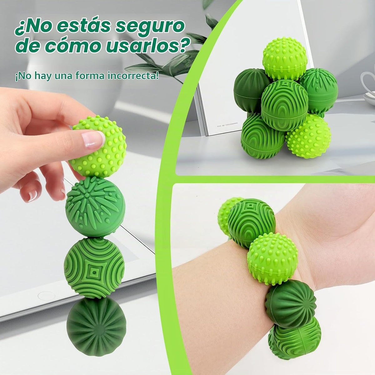 Pelotas Magnéticas Fidget para Adultos y Adolescentes \u2013 4PCS J...