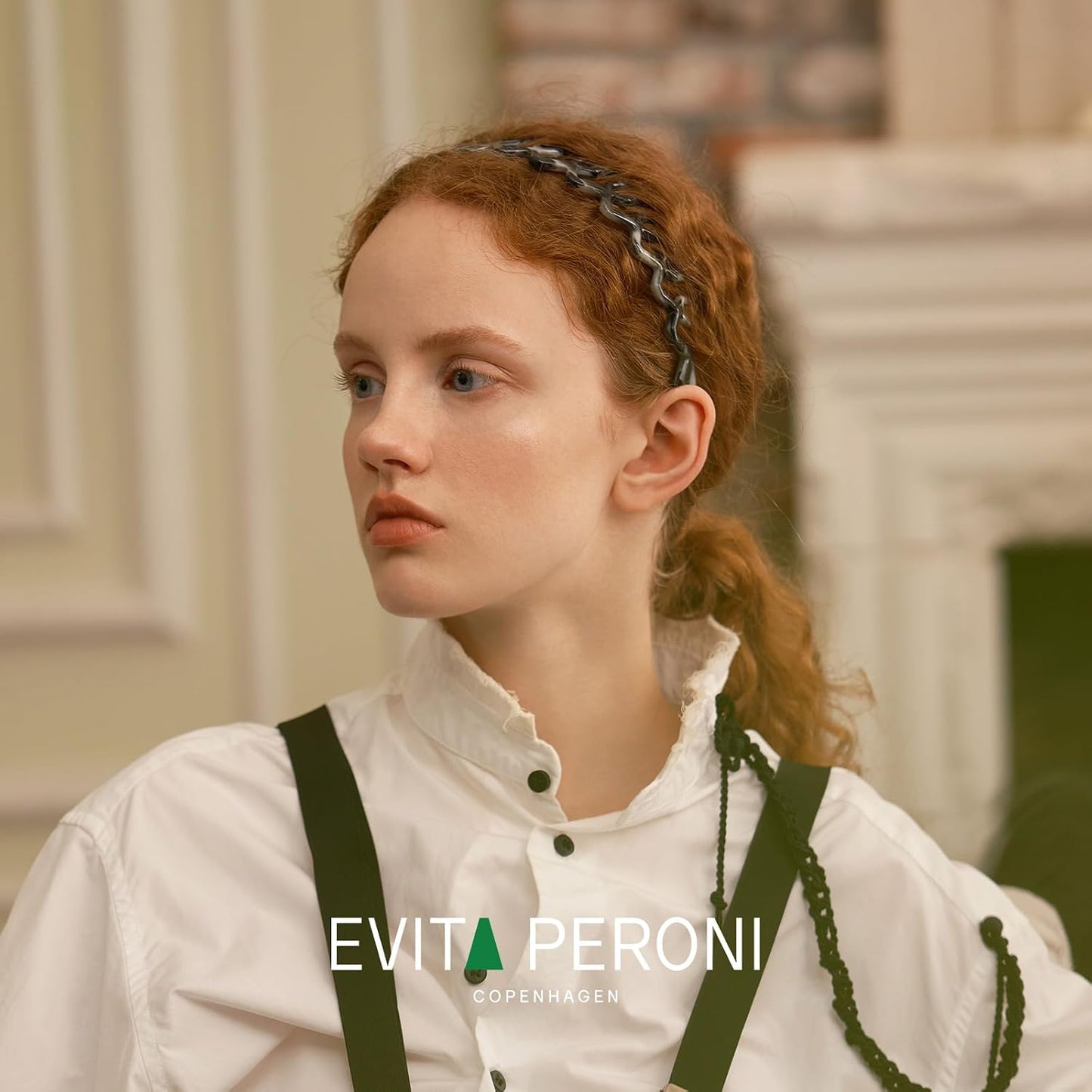 EVITA PERONI Diadema de peine para mujeres y niñas, diadema en zigz...