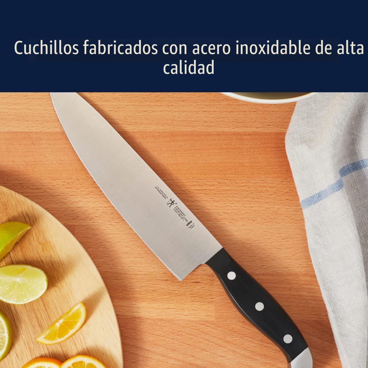 Henckels Statement - Juego de cuchillos de 20 piezas, afilado para...