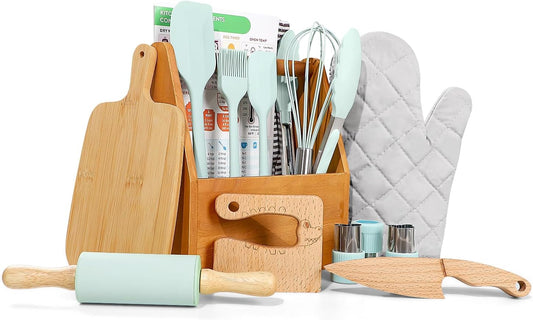 Suhctuptx - Juego de cocina para niños Real, juego de cocina y horn...