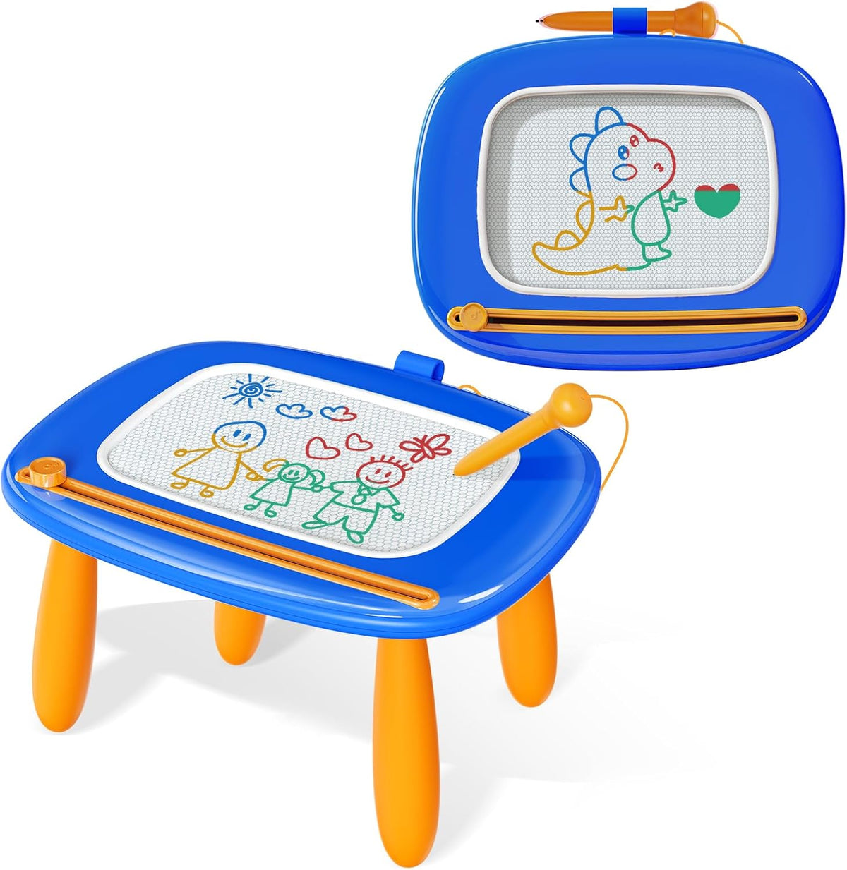 Kikidex - Juguetes para niños de 1 a 3 años, tablero magnético de d...